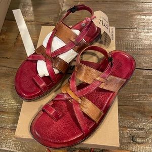 Bed Stu red and yellow sandal